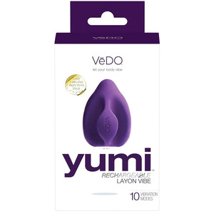 Yumi Rechargeable Finger Layon Vibe - Purple