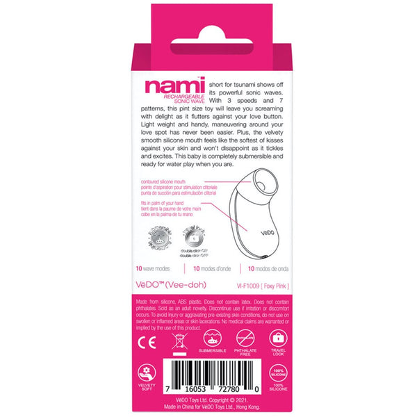 Nami Rechargeable Sonic Wave Vibe