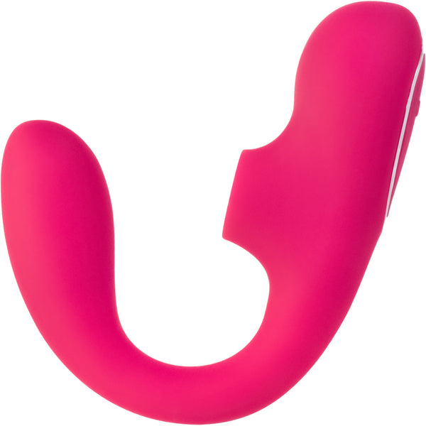 Suki Plus Rechargeable Dual Sonic Vibe - Pink