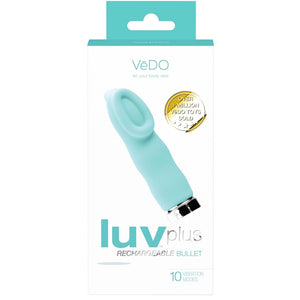 Luv Plus Rechargeable Clitoral Bullet Vibe - Turquoise