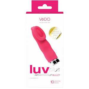 Luv Plus Rechargeable Clitoral Bullet Vibe - Pink