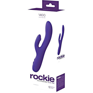 Rockie Rechargeable Dual Vibe - Purple