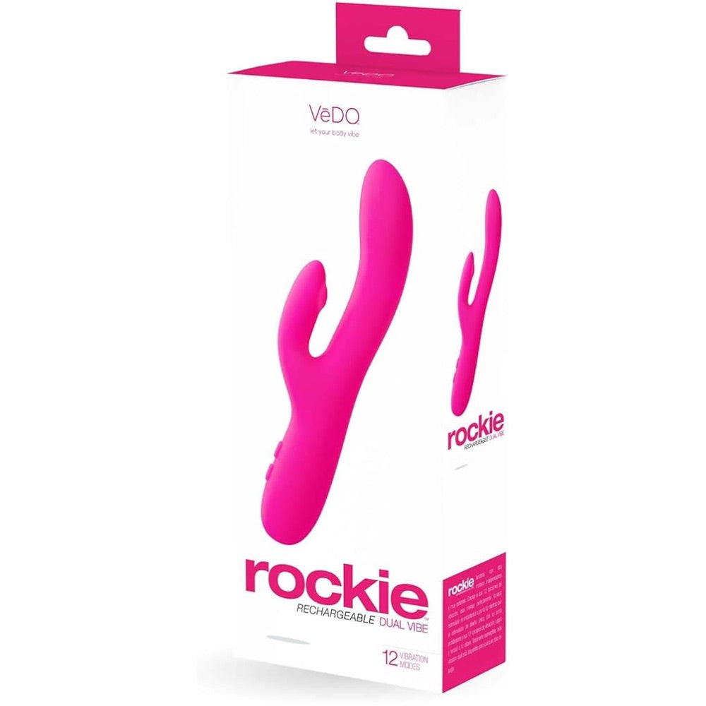 Rockie Rechargeable Dual Vibe - Pink