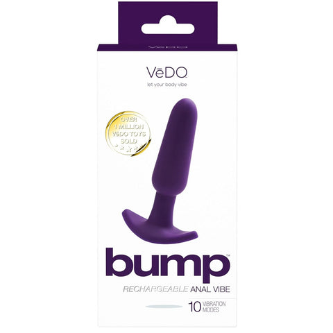 Bump Rechargeable Anal Vibe - Purple