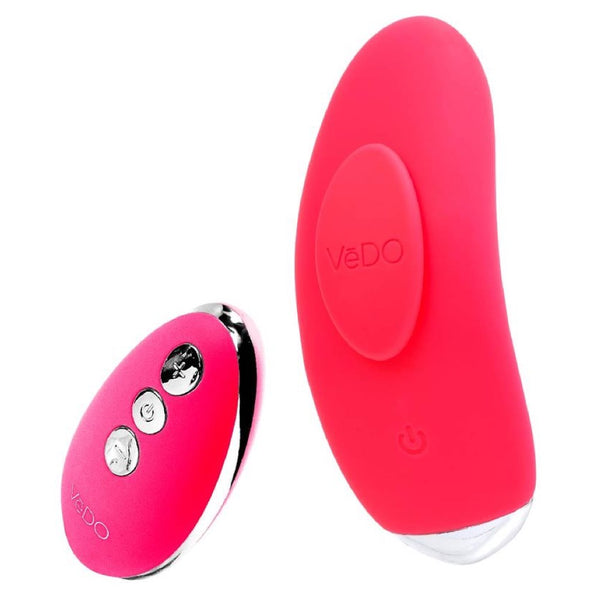 Niki Rechargeable Flexible Magnetic Panty Vibe with Remote - Pink