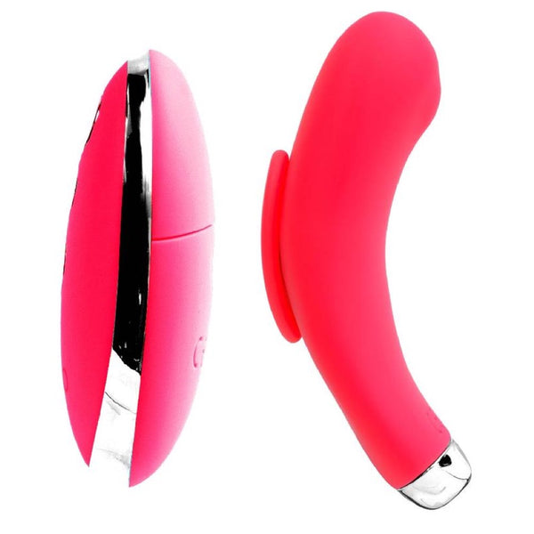 Niki Rechargeable Flexible Magnetic Panty Vibe with Remote - Pink