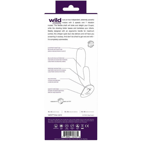 Wild Rechargeable Dual Motor Vibe