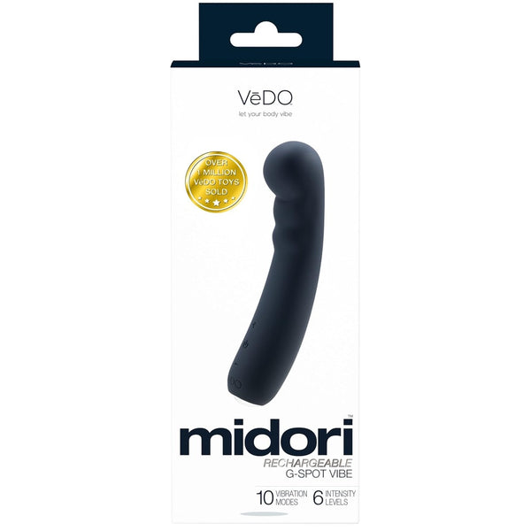 Midori Rechargeable G-Spot Vibe - Black