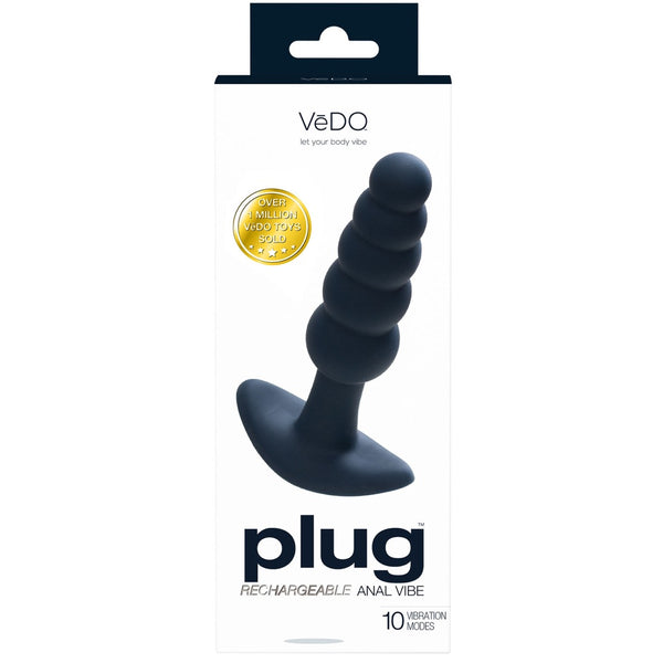 Plug Rechargeable Anal Vibe - Black