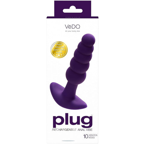 Plug Rechargeable Anal Vibe - Purple