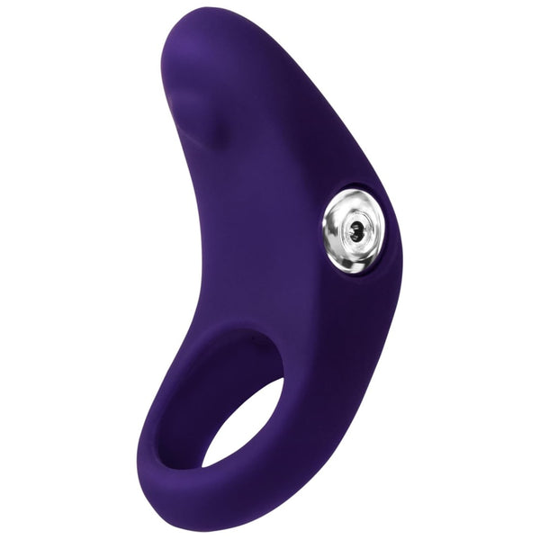 Rev Rechargeable Vibrating C-Ring - Purple