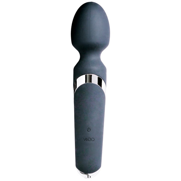 Wanda Rechargeable Wand Vibrator - Black