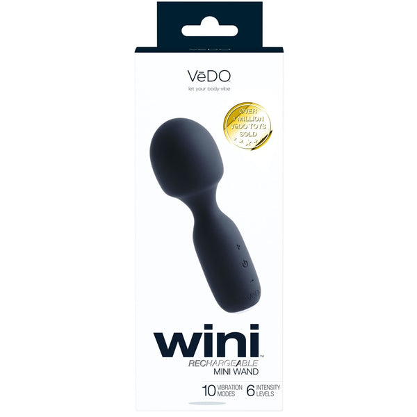 Wini Rechargeable Mini Wand - Black