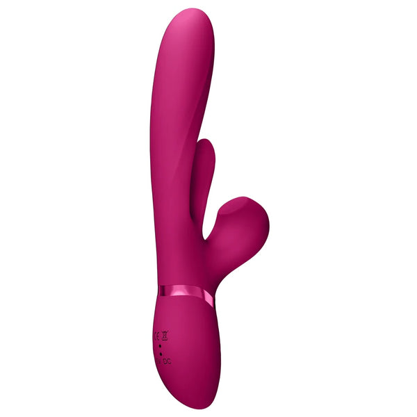VIVE Kura Thrusting G-Spot Vibrator with Flapping Tongue & Pulse Wave Stimulator