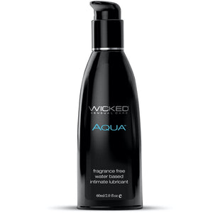 Wicked Sensual Care Aqua Water Based Lubricant - Extreme Toyz Singapore - https://extremetoyz.com.sg - Sex Toys and Lingerie Online Store - Bondage Gear / Vibrators / Electrosex Toys / Wireless Remote Control Vibes / Sexy Lingerie and Role Play / BDSM / Dungeon Furnitures / Dildos and Strap Ons &nbsp;/ Anal and Prostate Massagers / Anal Douche and Cleaning Aide / Delay Sprays and Gels / Lubricants and more...