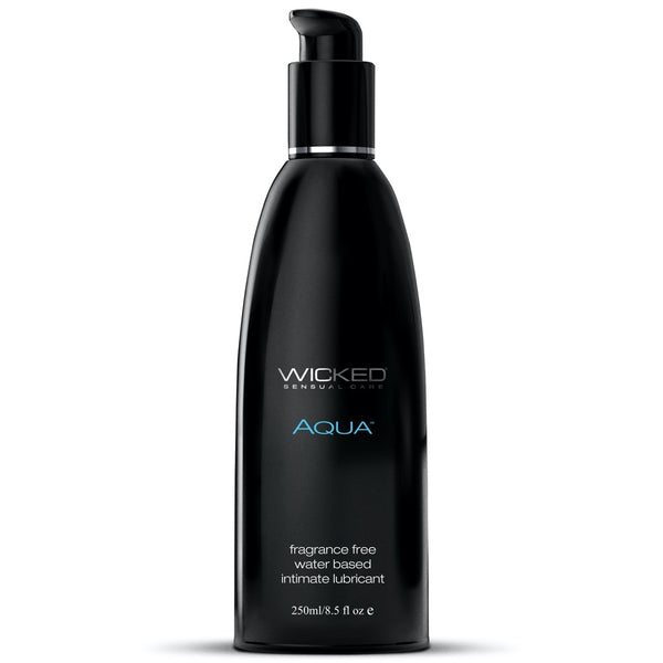 Wicked Sensual Care Aqua Water Based Lubricant - Extreme Toyz Singapore - https://extremetoyz.com.sg - Sex Toys and Lingerie Online Store - Bondage Gear / Vibrators / Electrosex Toys / Wireless Remote Control Vibes / Sexy Lingerie and Role Play / BDSM / Dungeon Furnitures / Dildos and Strap Ons &nbsp;/ Anal and Prostate Massagers / Anal Douche and Cleaning Aide / Delay Sprays and Gels / Lubricants and more...