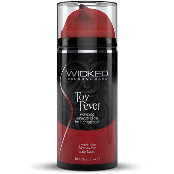 Wicked Sensual Care Toy Fever Warming Lubricating Gel for Intimate Toys - 3.3 oz. - Extreme Toyz Singapore - https://extremetoyz.com.sg - Sex Toys and Lingerie Online Store - Bondage Gear / Vibrators / Electrosex Toys / Wireless Remote Control Vibes / Sexy Lingerie and Role Play / BDSM / Dungeon Furnitures / Dildos and Strap Ons &nbsp;/ Anal and Prostate Massagers / Anal Douche and Cleaning Aide / Delay Sprays and Gels / Lubricants and more...