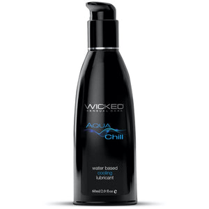 Wicked Sensual Care Aqua Chill Water Based Warming Lubricant - Extreme Toyz Singapore - https://extremetoyz.com.sg - Sex Toys and Lingerie Online Store - Bondage Gear / Vibrators / Electrosex Toys / Wireless Remote Control Vibes / Sexy Lingerie and Role Play / BDSM / Dungeon Furnitures / Dildos and Strap Ons &nbsp;/ Anal and Prostate Massagers / Anal Douche and Cleaning Aide / Delay Sprays and Gels / Lubricants and more...