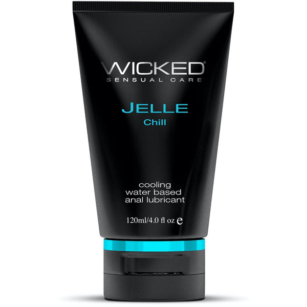 Wicked Sensual Care Jelle Chill Cooling Anal Gel Lubricant - 4 oz. - Extreme Toyz Singapore - https://extremetoyz.com.sg - Sex Toys and Lingerie Online Store - Bondage Gear / Vibrators / Electrosex Toys / Wireless Remote Control Vibes / Sexy Lingerie and Role Play / BDSM / Dungeon Furnitures / Dildos and Strap Ons &nbsp;/ Anal and Prostate Massagers / Anal Douche and Cleaning Aide / Delay Sprays and Gels / Lubricants and more...