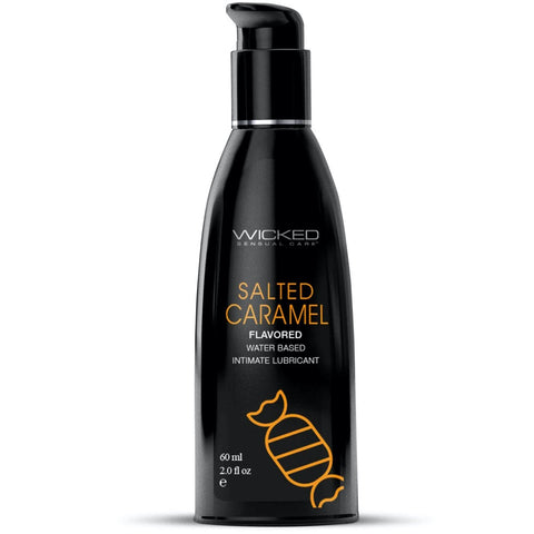 Wicked Sensual Care Salted Caramel Water Based Flavored Lubricant - Extreme Toyz Singapore - https://extremetoyz.com.sg - Sex Toys and Lingerie Online Store - Bondage Gear / Vibrators / Electrosex Toys / Wireless Remote Control Vibes / Sexy Lingerie and Role Play / BDSM / Dungeon Furnitures / Dildos and Strap Ons &nbsp;/ Anal and Prostate Massagers / Anal Douche and Cleaning Aide / Delay Sprays and Gels / Lubricants and more...