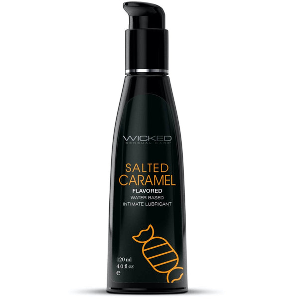 Wicked Sensual Care Salted Caramel Water Based Flavored Lubricant - Extreme Toyz Singapore - https://extremetoyz.com.sg - Sex Toys and Lingerie Online Store - Bondage Gear / Vibrators / Electrosex Toys / Wireless Remote Control Vibes / Sexy Lingerie and Role Play / BDSM / Dungeon Furnitures / Dildos and Strap Ons &nbsp;/ Anal and Prostate Massagers / Anal Douche and Cleaning Aide / Delay Sprays and Gels / Lubricants and more...