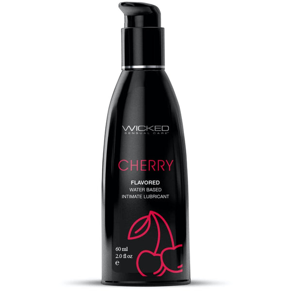 Wicked Sensual Care Cherry Water Based Flavored Lubricant - Extreme Toyz Singapore - https://extremetoyz.com.sg - Sex Toys and Lingerie Online Store - Bondage Gear / Vibrators / Electrosex Toys / Wireless Remote Control Vibes / Sexy Lingerie and Role Play / BDSM / Dungeon Furnitures / Dildos and Strap Ons &nbsp;/ Anal and Prostate Massagers / Anal Douche and Cleaning Aide / Delay Sprays and Gels / Lubricants and more...