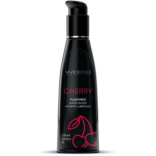 Wicked Sensual Care Cherry Water Based Flavored Lubricant - Extreme Toyz Singapore - https://extremetoyz.com.sg - Sex Toys and Lingerie Online Store - Bondage Gear / Vibrators / Electrosex Toys / Wireless Remote Control Vibes / Sexy Lingerie and Role Play / BDSM / Dungeon Furnitures / Dildos and Strap Ons &nbsp;/ Anal and Prostate Massagers / Anal Douche and Cleaning Aide / Delay Sprays and Gels / Lubricants and more...