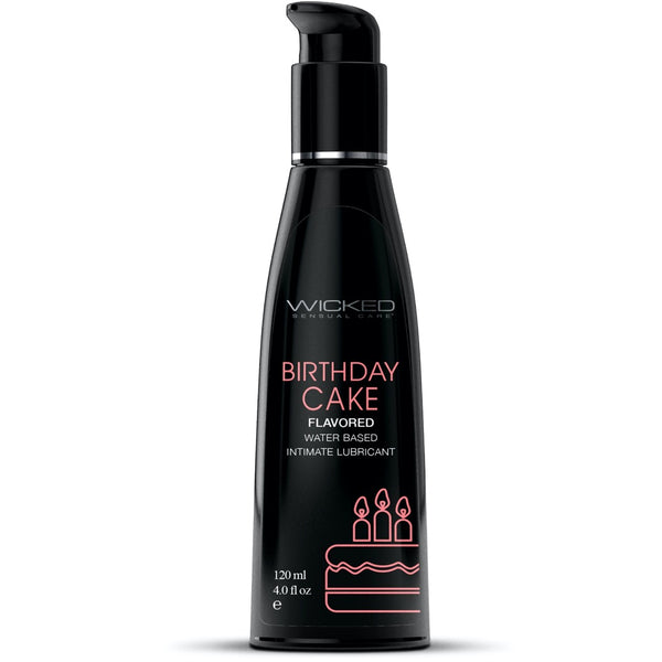 Wicked Sensual Care Birthday Cake Water Based Flavored Lubricant - Extreme Toyz Singapore - https://extremetoyz.com.sg - Sex Toys and Lingerie Online Store - Bondage Gear / Vibrators / Electrosex Toys / Wireless Remote Control Vibes / Sexy Lingerie and Role Play / BDSM / Dungeon Furnitures / Dildos and Strap Ons &nbsp;/ Anal and Prostate Massagers / Anal Douche and Cleaning Aide / Delay Sprays and Gels / Lubricants and more...