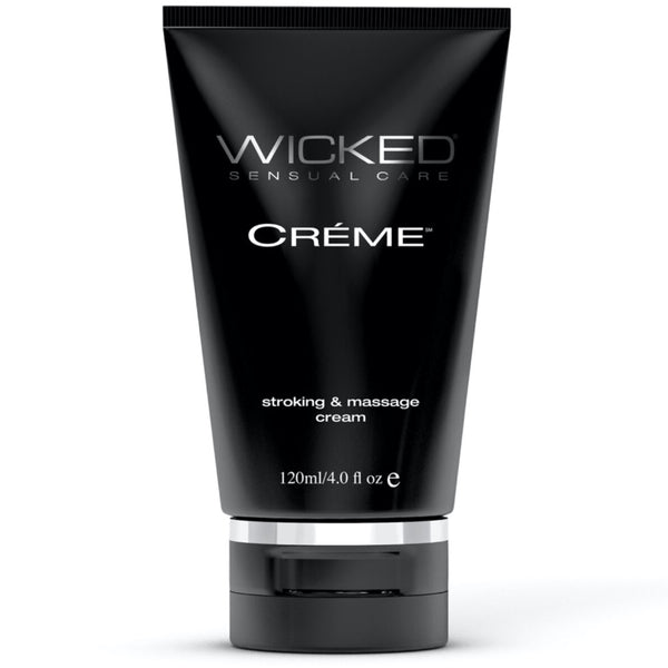 Wicked Sensual Care Creme Stroking & Massage Masturbation Cream - 4 oz. - Extreme Toyz Singapore - https://extremetoyz.com.sg - Sex Toys and Lingerie Online Store - Bondage Gear / Vibrators / Electrosex Toys / Wireless Remote Control Vibes / Sexy Lingerie and Role Play / BDSM / Dungeon Furnitures / Dildos and Strap Ons &nbsp;/ Anal and Prostate Massagers / Anal Douche and Cleaning Aide / Delay Sprays and Gels / Lubricants and more...