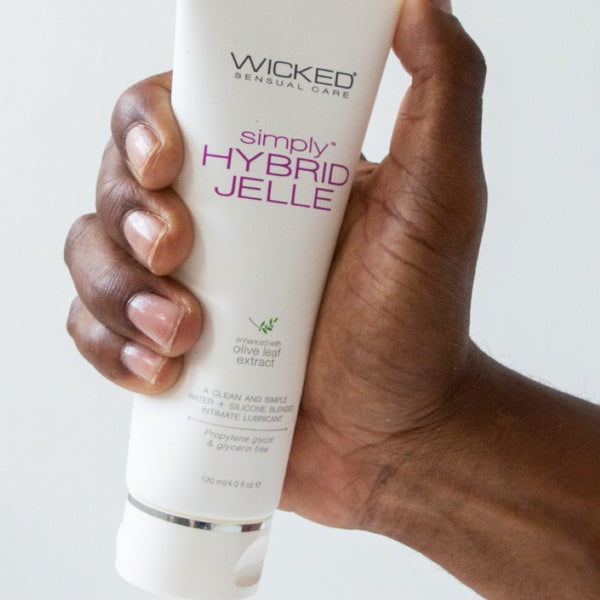 Wicked Sensual Care Simply Hybrid Jelle Water + Silicone Fragrance Free Lubricant - 4 oz. - Extreme Toyz Singapore - https://extremetoyz.com.sg - Sex Toys and Lingerie Online Store - Bondage Gear / Vibrators / Electrosex Toys / Wireless Remote Control Vibes / Sexy Lingerie and Role Play / BDSM / Dungeon Furnitures / Dildos and Strap Ons &nbsp;/ Anal and Prostate Massagers / Anal Douche and Cleaning Aide / Delay Sprays and Gels / Lubricants and more...