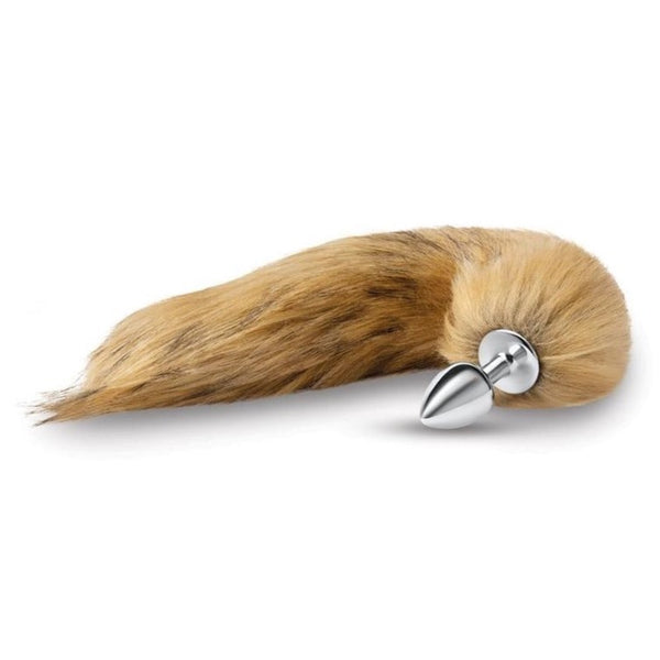 whipSMART Furry Tales 14" Fox Tail with 2.5" Metal Butt Plug (Includes Talon Claws and Douche) - Extreme Toyz Singapore - https://extremetoyz.com.sg - Sex Toys and Lingerie Online Store - Bondage Gear / Vibrators / Electrosex Toys / Wireless Remote Control Vibes / Sexy Lingerie and Role Play / BDSM / Dungeon Furnitures / Dildos and Strap Ons &nbsp;/ Anal and Prostate Massagers / Anal Douche and Cleaning Aide / Delay Sprays and Gels / Lubricants and more...