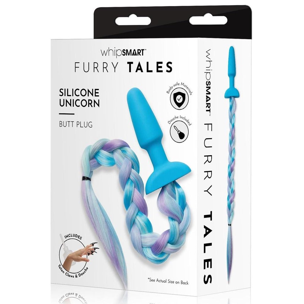 whipSMART Furry Tales Silicone Unicorn Butt Plug (Includes Talon Claws and Douche) - Extreme Toyz Singapore - https://extremetoyz.com.sg - Sex Toys and Lingerie Online Store - Bondage Gear / Vibrators / Electrosex Toys / Wireless Remote Control Vibes / Sexy Lingerie and Role Play / BDSM / Dungeon Furnitures / Dildos and Strap Ons &nbsp;/ Anal and Prostate Massagers / Anal Douche and Cleaning Aide / Delay Sprays and Gels / Lubricants and more...