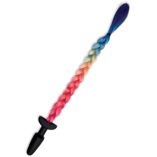 whipSMART Furry Tales Silicone Rainbow Tail Butt Plug (Includes Talon Claws and Douche) - Extreme Toyz Singapore - https://extremetoyz.com.sg - Sex Toys and Lingerie Online Store - Bondage Gear / Vibrators / Electrosex Toys / Wireless Remote Control Vibes / Sexy Lingerie and Role Play / BDSM / Dungeon Furnitures / Dildos and Strap Ons &nbsp;/ Anal and Prostate Massagers / Anal Douche and Cleaning Aide / Delay Sprays and Gels / Lubricants and more...