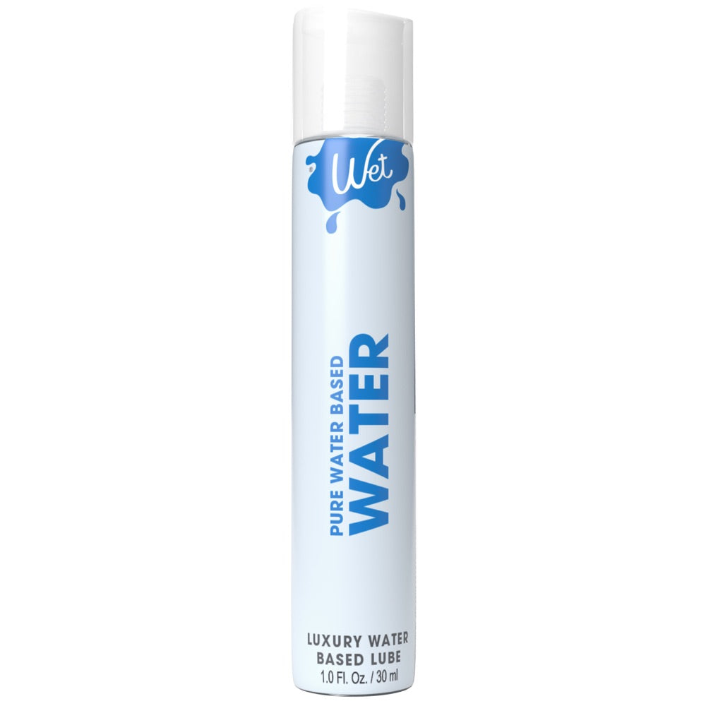 WET Pure Water Based Lube - 30ml - Extreme Toyz Singapore - https://extremetoyz.com.sg - Sex Toys and Lingerie Online Store - Bondage Gear / Vibrators / Electrosex Toys / Wireless Remote Control Vibes / Sexy Lingerie and Role Play / BDSM / Dungeon Furnitures / Dildos and Strap Ons &nbsp;/ Anal and Prostate Massagers / Anal Douche and Cleaning Aide / Delay Sprays and Gels / Lubricants and more...