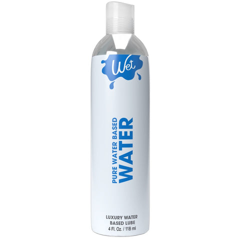 WET Pure Water Based Lube - 118ml - Extreme Toyz Singapore - https://extremetoyz.com.sg - Sex Toys and Lingerie Online Store - Bondage Gear / Vibrators / Electrosex Toys / Wireless Remote Control Vibes / Sexy Lingerie and Role Play / BDSM / Dungeon Furnitures / Dildos and Strap Ons &nbsp;/ Anal and Prostate Massagers / Anal Douche and Cleaning Aide / Delay Sprays and Gels / Lubricants and more...