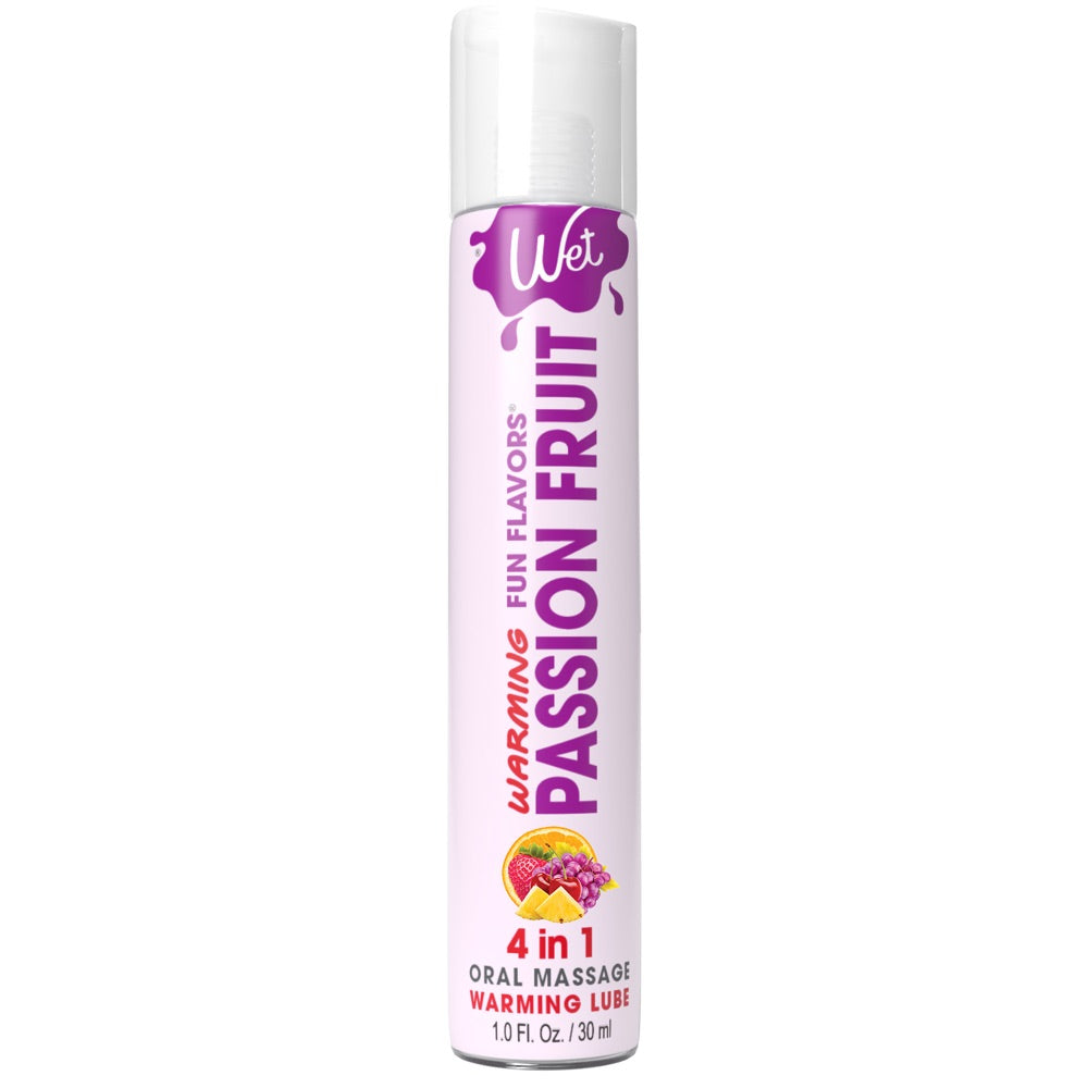 WET Fun Flavors Warming Passion Fruit 4 in 1 Edible Lube - 30ml - Extreme Toyz Singapore - https://extremetoyz.com.sg - Sex Toys and Lingerie Online Store - Bondage Gear / Vibrators / Electrosex Toys / Wireless Remote Control Vibes / Sexy Lingerie and Role Play / BDSM / Dungeon Furnitures / Dildos and Strap Ons &nbsp;/ Anal and Prostate Massagers / Anal Douche and Cleaning Aide / Delay Sprays and Gels / Lubricants and more...