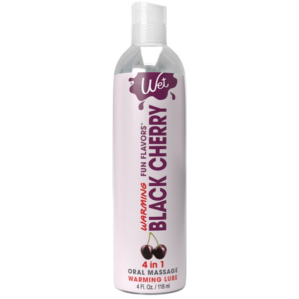 WET Fun Flavors Warming Black Cherry 4 in 1 Edible Lube - 118ml - Extreme Toyz Singapore - https://extremetoyz.com.sg - Sex Toys and Lingerie Online Store - Bondage Gear / Vibrators / Electrosex Toys / Wireless Remote Control Vibes / Sexy Lingerie and Role Play / BDSM / Dungeon Furnitures / Dildos and Strap Ons &nbsp;/ Anal and Prostate Massagers / Anal Douche and Cleaning Aide / Delay Sprays and Gels / Lubricants and more...