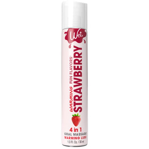 WET Fun Flavors Warming Strawberry 4 in 1 Edible Lube - 30ml - Extreme Toyz Singapore - https://extremetoyz.com.sg - Sex Toys and Lingerie Online Store - Bondage Gear / Vibrators / Electrosex Toys / Wireless Remote Control Vibes / Sexy Lingerie and Role Play / BDSM / Dungeon Furnitures / Dildos and Strap Ons &nbsp;/ Anal and Prostate Massagers / Anal Douche and Cleaning Aide / Delay Sprays and Gels / Lubricants and more...