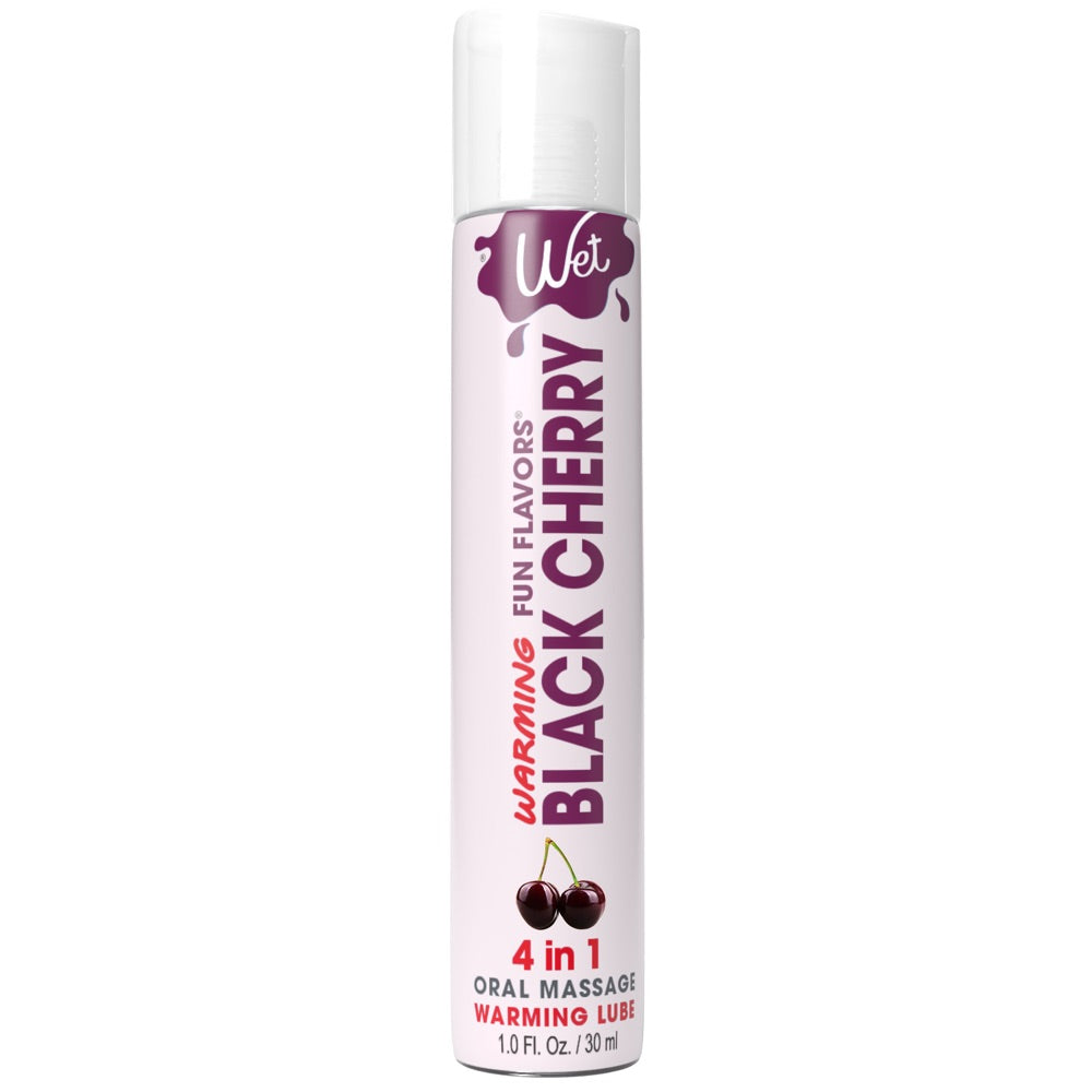 WET Fun Flavors Warming Black Cherry 4 in 1 Edible Lube - 30ml - Extreme Toyz Singapore - https://extremetoyz.com.sg - Sex Toys and Lingerie Online Store - Bondage Gear / Vibrators / Electrosex Toys / Wireless Remote Control Vibes / Sexy Lingerie and Role Play / BDSM / Dungeon Furnitures / Dildos and Strap Ons &nbsp;/ Anal and Prostate Massagers / Anal Douche and Cleaning Aide / Delay Sprays and Gels / Lubricants and more...