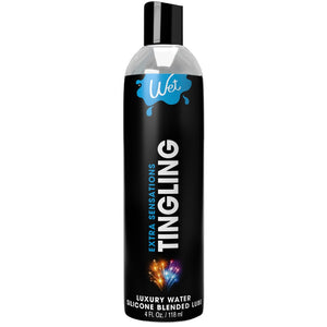 WET Extra Sensations Tingling Water Silicone Blended Lube - 118ml - Extreme Toyz Singapore - https://extremetoyz.com.sg - Sex Toys and Lingerie Online Store - Bondage Gear / Vibrators / Electrosex Toys / Wireless Remote Control Vibes / Sexy Lingerie and Role Play / BDSM / Dungeon Furnitures / Dildos and Strap Ons &nbsp;/ Anal and Prostate Massagers / Anal Douche and Cleaning Aide / Delay Sprays and Gels / Lubricants and more...