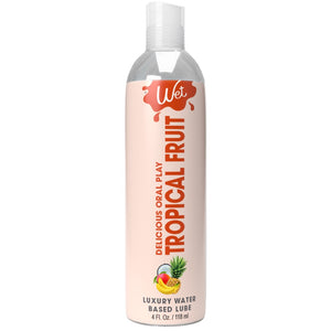 WET Delicious Oral Play Tropical Fruit Water-Based Flavored Edible Lube - 118ml - Extreme Toyz Singapore - https://extremetoyz.com.sg - Sex Toys and Lingerie Online Store - Bondage Gear / Vibrators / Electrosex Toys / Wireless Remote Control Vibes / Sexy Lingerie and Role Play / BDSM / Dungeon Furnitures / Dildos and Strap Ons &nbsp;/ Anal and Prostate Massagers / Anal Douche and Cleaning Aide / Delay Sprays and Gels / Lubricants and more...