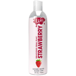 WET Delicious Oral Play Strawberry Water-Based Flavored Edible Lube - 118ml - Extreme Toyz Singapore - https://extremetoyz.com.sg - Sex Toys and Lingerie Online Store - Bondage Gear / Vibrators / Electrosex Toys / Wireless Remote Control Vibes / Sexy Lingerie and Role Play / BDSM / Dungeon Furnitures / Dildos and Strap Ons &nbsp;/ Anal and Prostate Massagers / Anal Douche and Cleaning Aide / Delay Sprays and Gels / Lubricants and more...