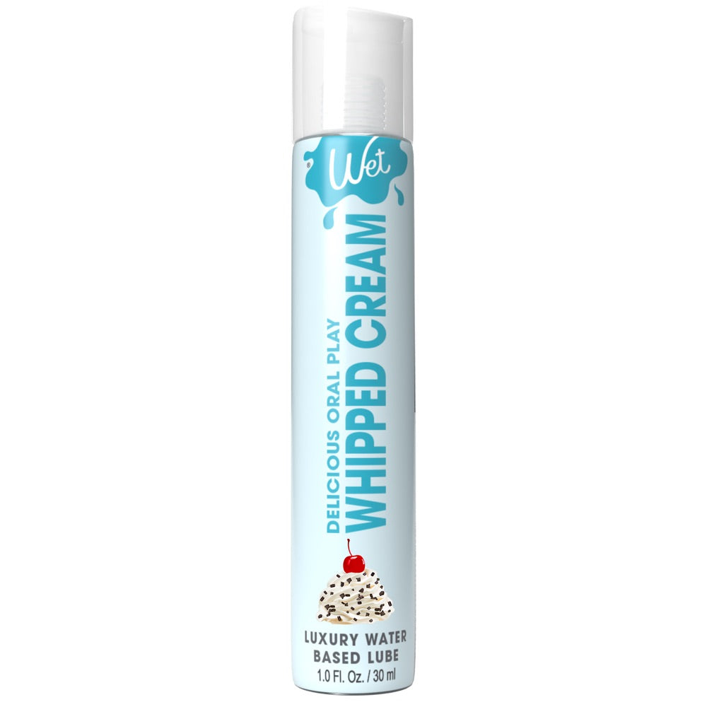 WET Delicious Oral Play Whipped Cream Water-Based Flavored Edible Lube - 30ml - Extreme Toyz Singapore - https://extremetoyz.com.sg - Sex Toys and Lingerie Online Store - Bondage Gear / Vibrators / Electrosex Toys / Wireless Remote Control Vibes / Sexy Lingerie and Role Play / BDSM / Dungeon Furnitures / Dildos and Strap Ons &nbsp;/ Anal and Prostate Massagers / Anal Douche and Cleaning Aide / Delay Sprays and Gels / Lubricants and more...