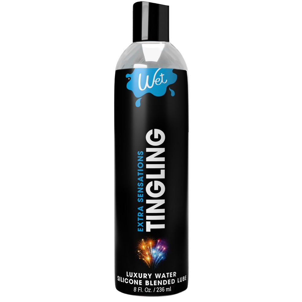 WET Extra Sensations Tingling Water Silicone Blended Lube - 236ml - Extreme Toyz Singapore - https://extremetoyz.com.sg - Sex Toys and Lingerie Online Store - Bondage Gear / Vibrators / Electrosex Toys / Wireless Remote Control Vibes / Sexy Lingerie and Role Play / BDSM / Dungeon Furnitures / Dildos and Strap Ons &nbsp;/ Anal and Prostate Massagers / Anal Douche and Cleaning Aide / Delay Sprays and Gels / Lubricants and more...