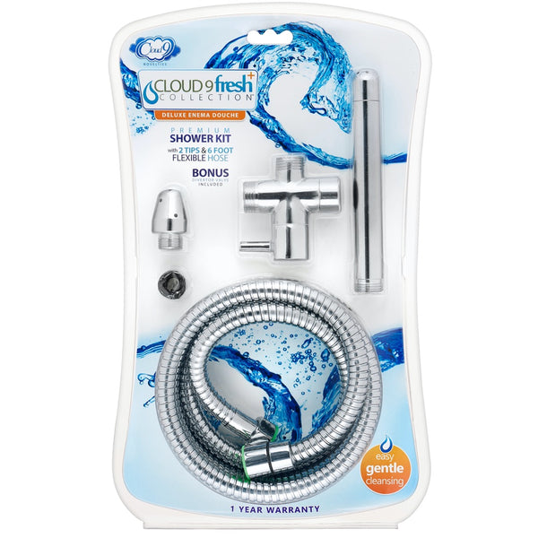 Fresh + Premium Shower Enema Kit with Diverter and Tips