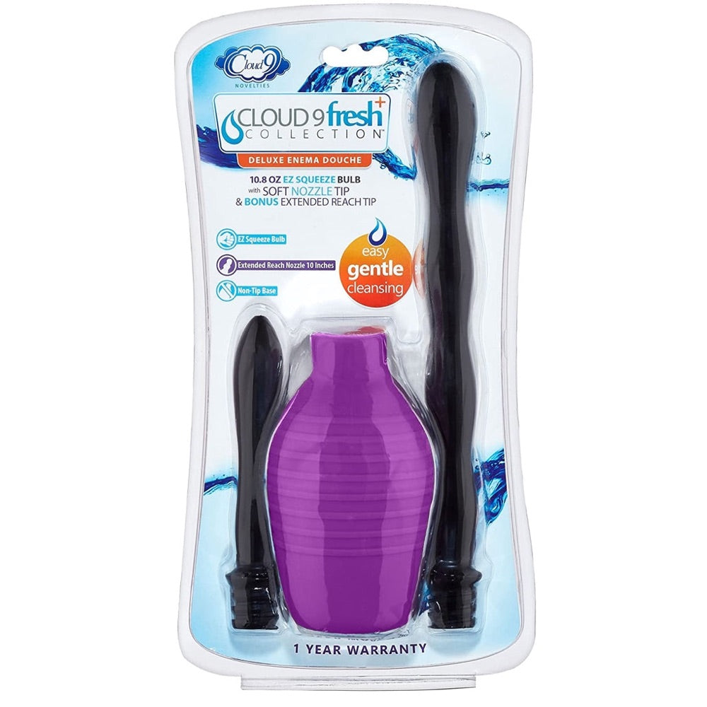 Cloud 9 Novelties Fresh + Deluxe Anal Enema Douche Kit - Extreme Toyz Singapore - https://extremetoyz.com.sg - Sex Toys and Lingerie Online Store - Bondage Gear / Vibrators / Electrosex Toys / Wireless Remote Control Vibes / Sexy Lingerie and Role Play / BDSM / Dungeon Furnitures / Dildos and Strap Ons &nbsp;/ Anal and Prostate Massagers / Anal Douche and Cleaning Aide / Delay Sprays and Gels / Lubricants and more...