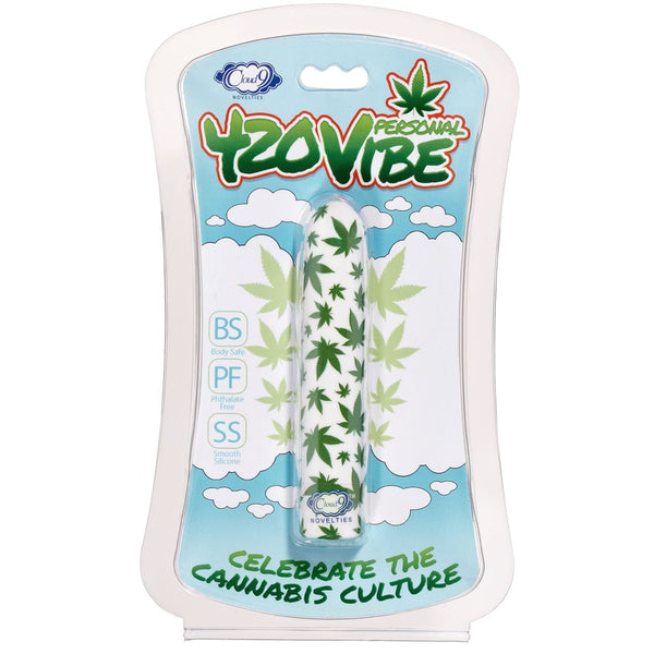 Cloud 9 Novelties 420 Slim Cannabis Leaf Vibe Rechargeable Bullet Vibrator - Extreme Toyz Singapore - https://extremetoyz.com.sg - Sex Toys and Lingerie Online Store - Bondage Gear / Vibrators / Electrosex Toys / Wireless Remote Control Vibes / Sexy Lingerie and Role Play / BDSM / Dungeon Furnitures / Dildos and Strap Ons &nbsp;/ Anal and Prostate Massagers / Anal Douche and Cleaning Aide / Delay Sprays and Gels / Lubricants and more...