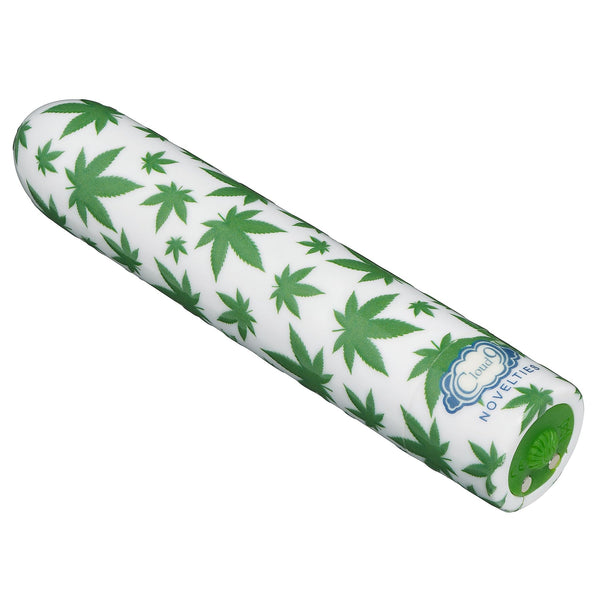 Cloud 9 Novelties 420 Slim Cannabis Leaf Vibe Rechargeable Bullet Vibrator - Extreme Toyz Singapore - https://extremetoyz.com.sg - Sex Toys and Lingerie Online Store - Bondage Gear / Vibrators / Electrosex Toys / Wireless Remote Control Vibes / Sexy Lingerie and Role Play / BDSM / Dungeon Furnitures / Dildos and Strap Ons &nbsp;/ Anal and Prostate Massagers / Anal Douche and Cleaning Aide / Delay Sprays and Gels / Lubricants and more...