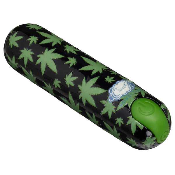 Cloud 9 Novelties 420 Stubby Vibe Cannabis Leaf Rechargeable Bullet Vibrator - Extreme Toyz Singapore - https://extremetoyz.com.sg - Sex Toys and Lingerie Online Store - Bondage Gear / Vibrators / Electrosex Toys / Wireless Remote Control Vibes / Sexy Lingerie and Role Play / BDSM / Dungeon Furnitures / Dildos and Strap Ons &nbsp;/ Anal and Prostate Massagers / Anal Douche and Cleaning Aide / Delay Sprays and Gels / Lubricants and more...