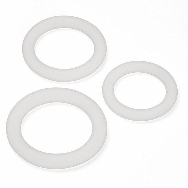 Cloud 9 Novelties Pro Sensual Silicone Cock Ring Set - Clear - Extreme Toyz Singapore - https://extremetoyz.com.sg - Sex Toys and Lingerie Online Store - Bondage Gear / Vibrators / Electrosex Toys / Wireless Remote Control Vibes / Sexy Lingerie and Role Play / BDSM / Dungeon Furnitures / Dildos and Strap Ons &nbsp;/ Anal and Prostate Massagers / Anal Douche and Cleaning Aide / Delay Sprays and Gels / Lubricants and more...